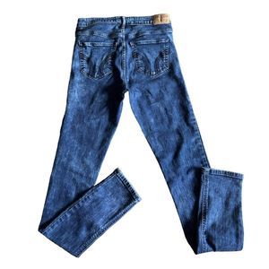 Hollister High Rise Super Skinny Jegging Acid Wash Denim Jeans Size 5 Regular